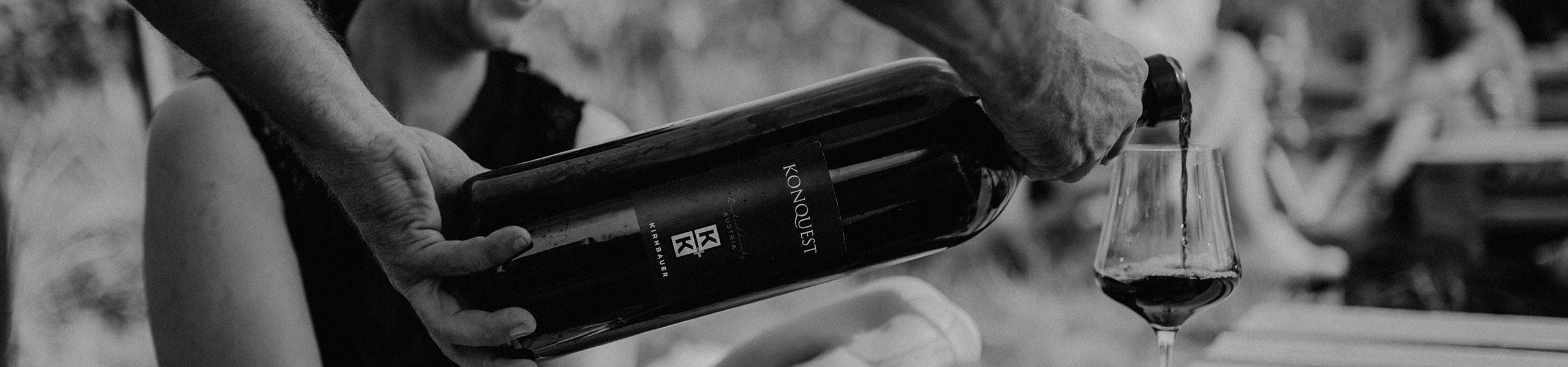 eine Großflasche Konquest